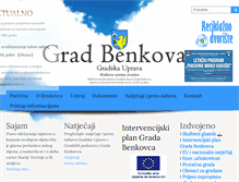 Tablet Screenshot of benkovac.hr